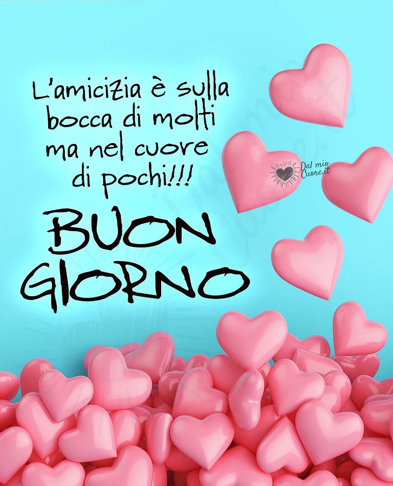 Buon Giorno con frase sull'amicizia