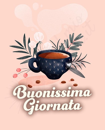Buonissima giornata con caffè