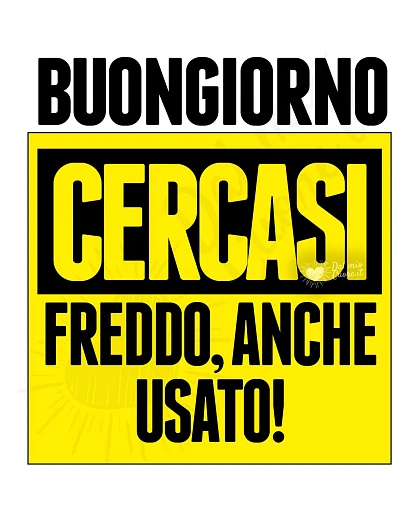 Buongiorno Ironico: Cercasi fresco disperatamente tra battute e sorrisi