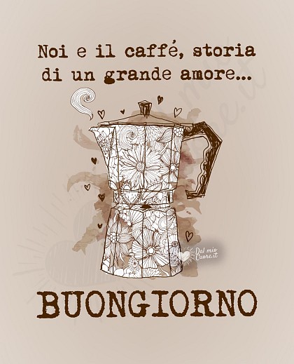 Buongiorno vintage con moka. Noi e il caffè, storia di un grande amore...