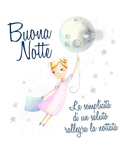 Buona Notte. La semplicità di un saluto rallegra la nottata