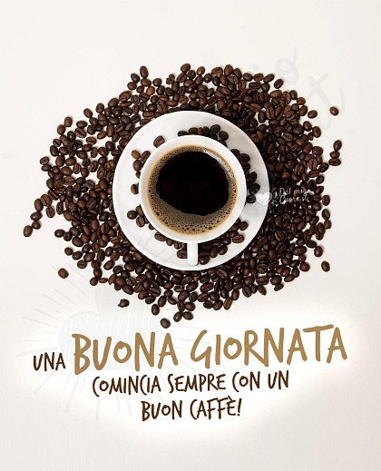 Una buona giornata comincia sempre con un buon caffè!