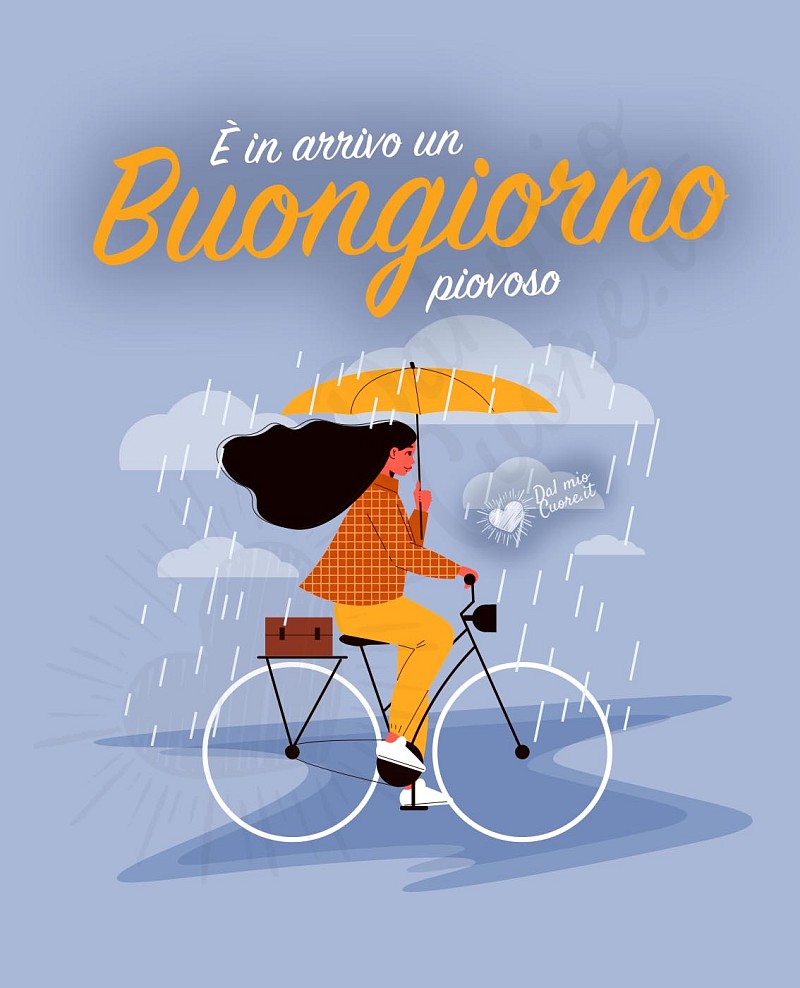 È in arrivo un buongiorno piovoso