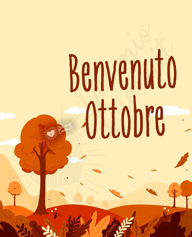 Benvenuto Ottobre