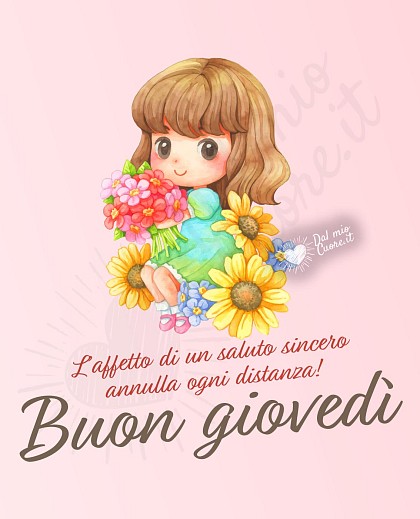 Buon giovedì con frase sull'amicizia