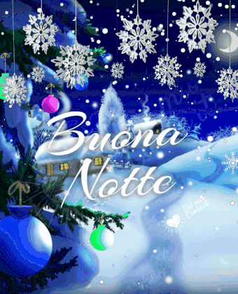 GIF Buonanotte natalizia e Video