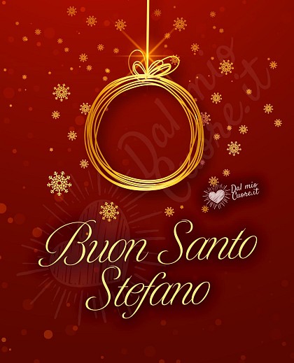 Buon Santo Stefano