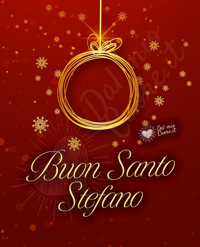Buon Santo Stefano