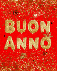 Gif di Buon anno con glitter