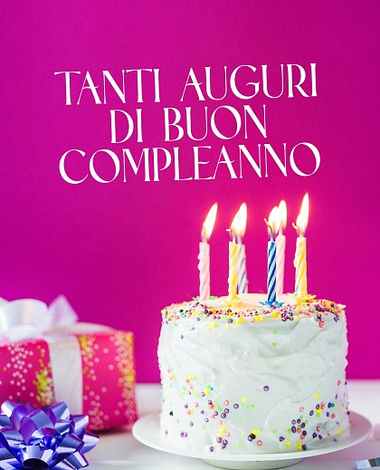 Tanti auguri di buon compleanno