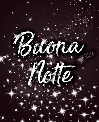 Buona Notte con pioggia di stelle