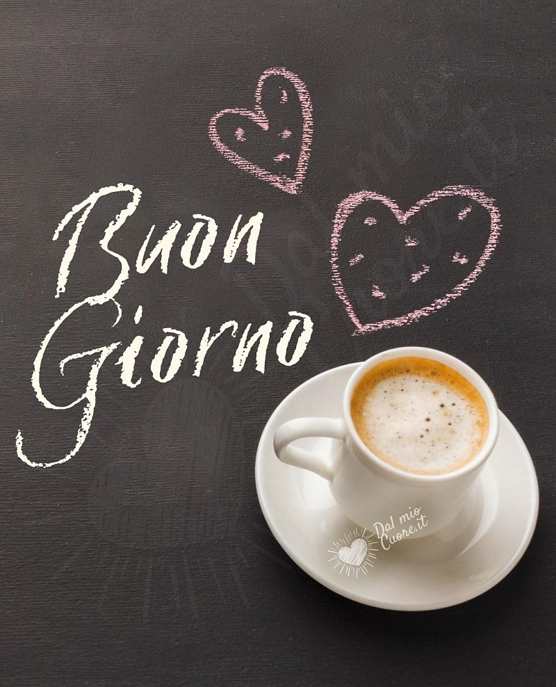 Buon giorno con caffè