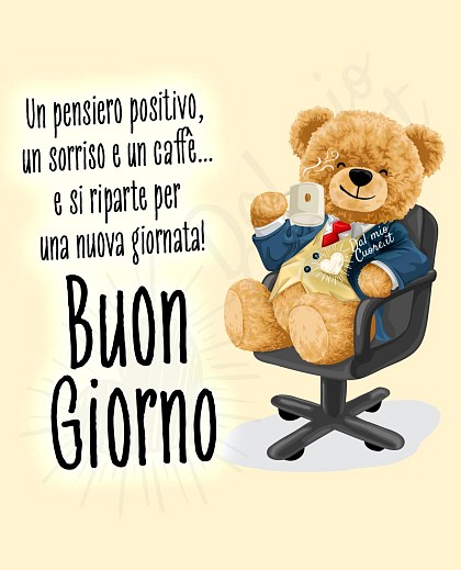 Un pensiero positivo, un sorriso e un caffè... e si riparte per una nuova giornata!