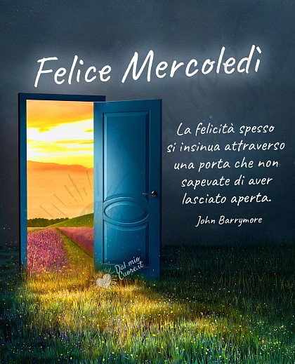 Felice Mercoledì con frase