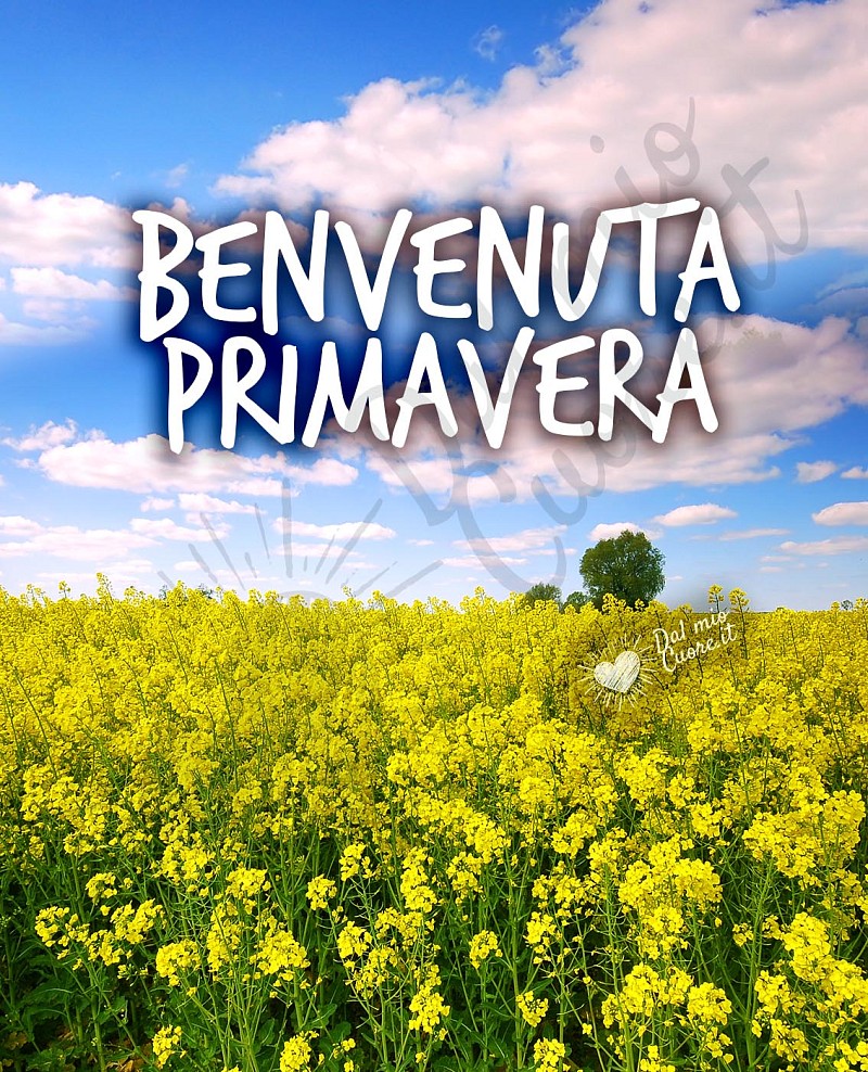 Benvenuta primavera