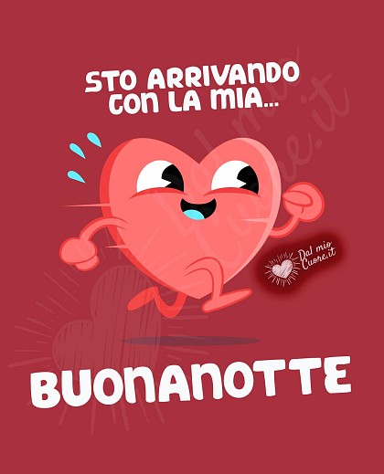 Sto arrivando con la mia... Buonanotte (divertente)