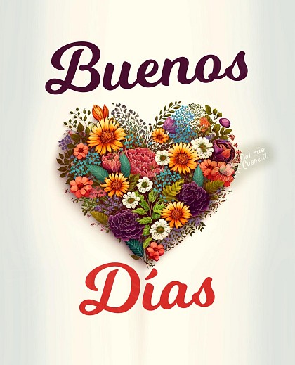 Buenos días romántica y perfumada
