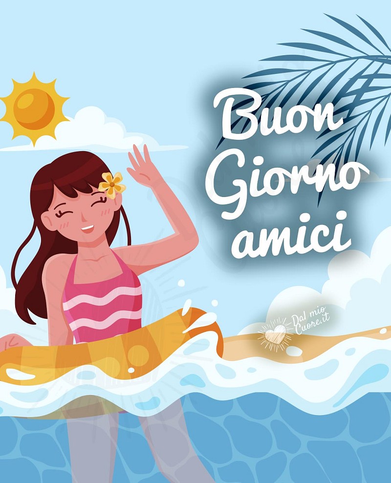 Buongiorno Amici al Mare: Un saluto speciale tra sole e onde