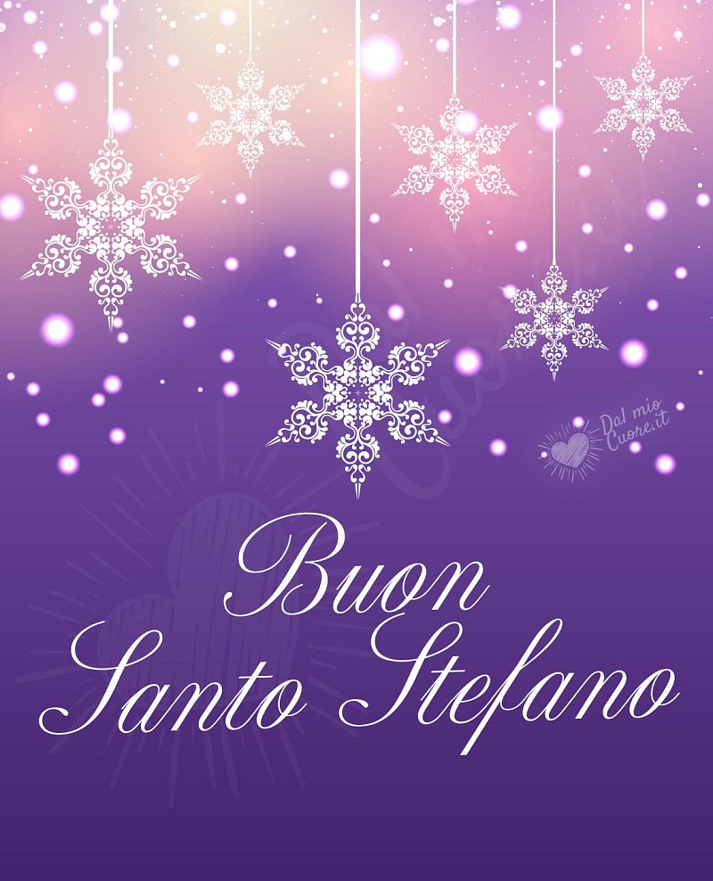 Buon Santo Stefano