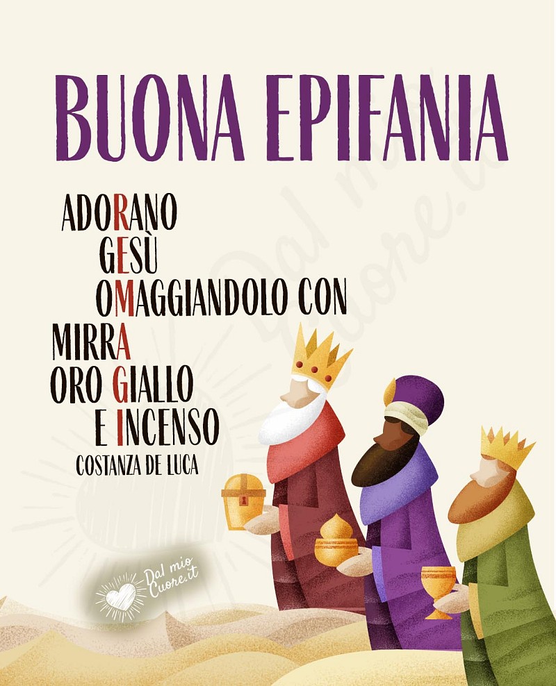 Buona Epifania con Re Magi