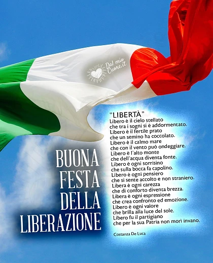 Buona festa della liberazione con poesia sulla libertà