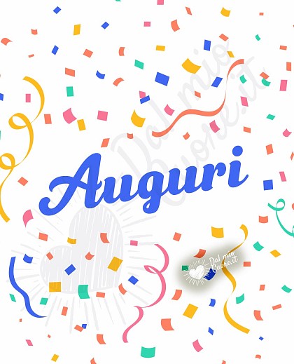 Auguri con coriandoli