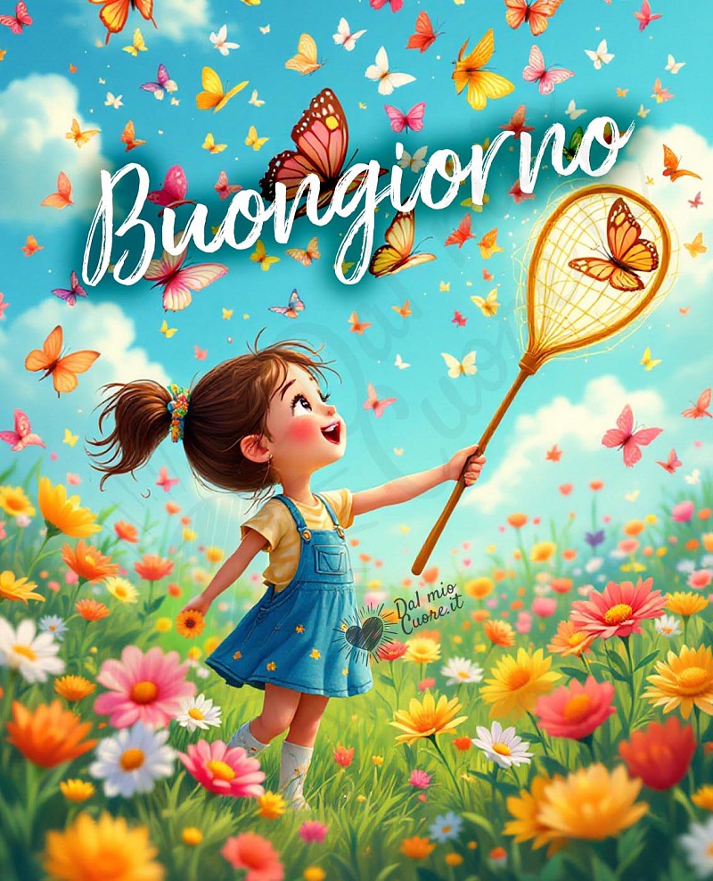 Buongiorno con farfalle