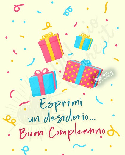Immagini buon compleanno. Esprimi un desiderio